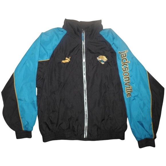 Puma Other - Vintage 90s Jacksonville Jaguars Puma Full Zip Lightweight Jacket Mens XL